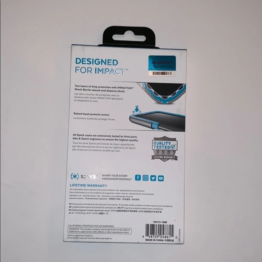 Speck iPhone X case
